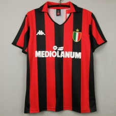 AC Milan Men Home Retro Soccer Jersey 1988