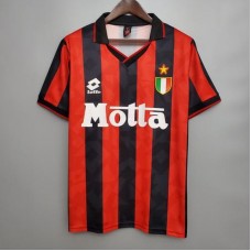 AC Milan Men Home Retro Soccer Jersey 1993