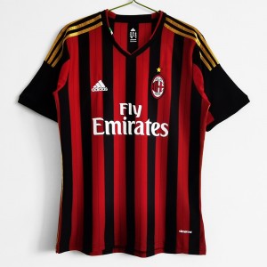 AC Milan Men Home Retro Soccer Jersey 2013