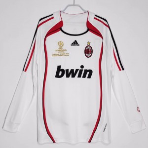 AC Milan Men Long Sleeve Away Retro Soccer Jersey 2006