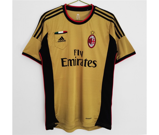 AC Milan  Men Third Retro Soccer Jersey 2013