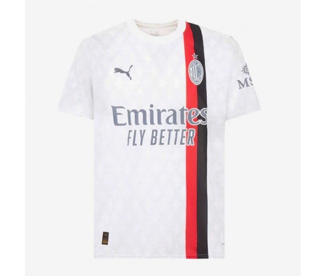 AC Milan Mens Away Soccer Jersey 2023