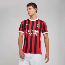 AC Milan Mens Home Authentic Soccer Jersey 2024