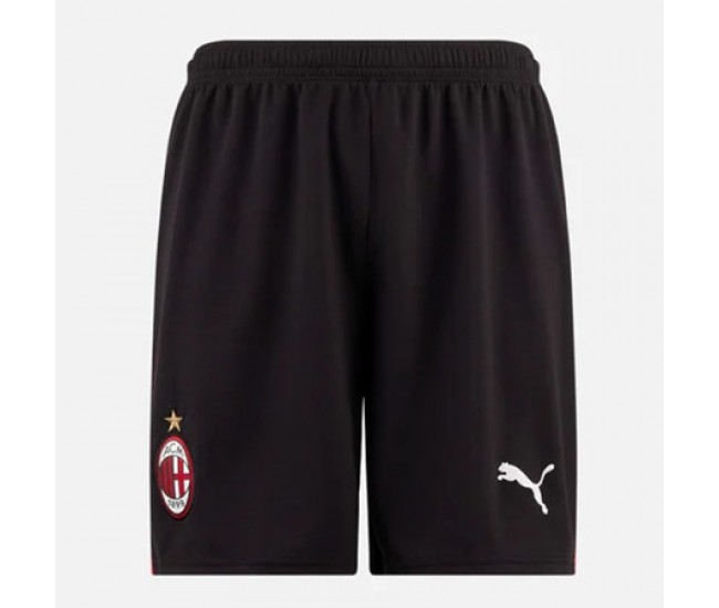 AC Milan Mens Home Soccer Shorts 2023