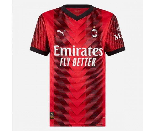 AC Milan Womens Home Soccer Jersey 2023