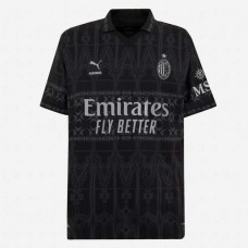 AC Milan X Pleasures Men's Dark Soccer Jersey 2023