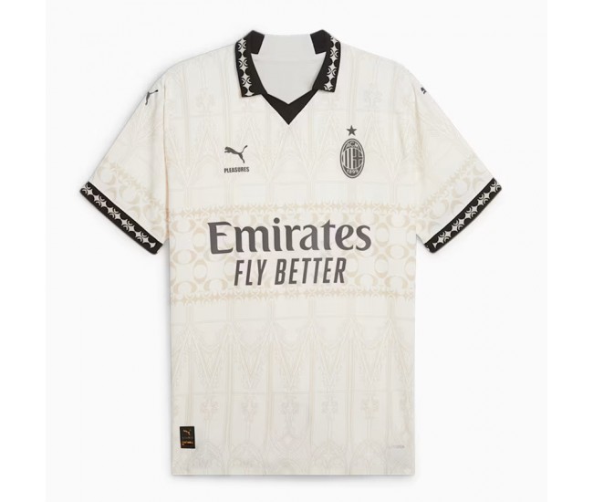 AC Milan X Pleasures Men's Soccer Jersey 2023