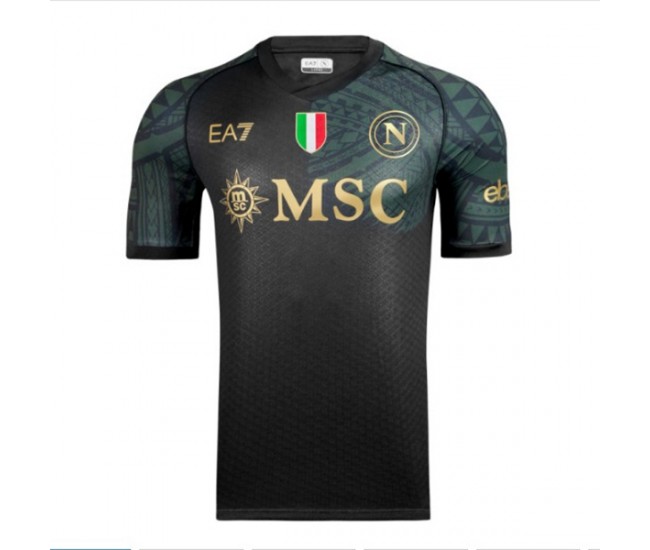 SSC Napoli Europe Mens Third Soccer Jersey 2023