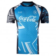 SSC Napoli Mens Pre Match Soccer Jersey 2024