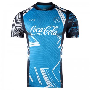 SSC Napoli Mens Pre Match Soccer Jersey 2024