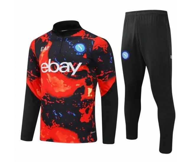 SSC Napoli EA7 Training Technical Soccer Tracksuit 2024