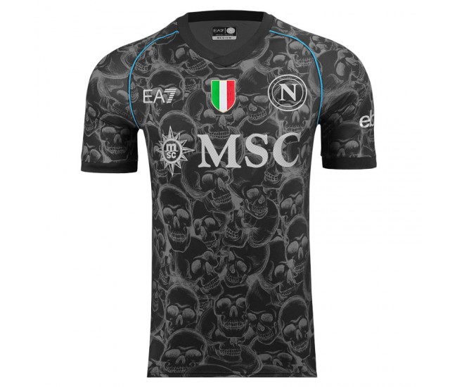 SSC Napoli Mens Halloween Match Soccer Jersey 2023