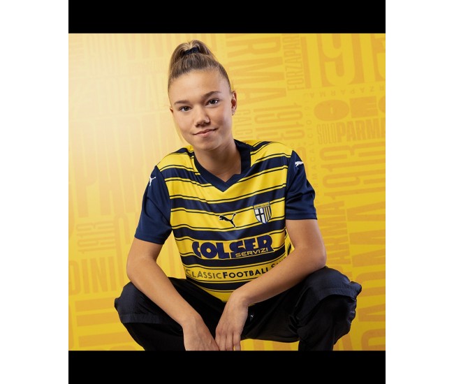 Parma Calcio 1913 Womens Away Soccer Jersey 2023