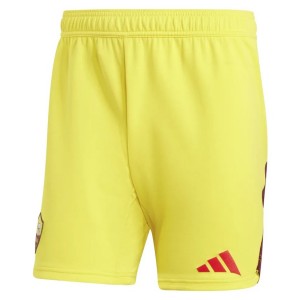 AS Roma Mens Yelllow Goalkeeper Shorts 2023