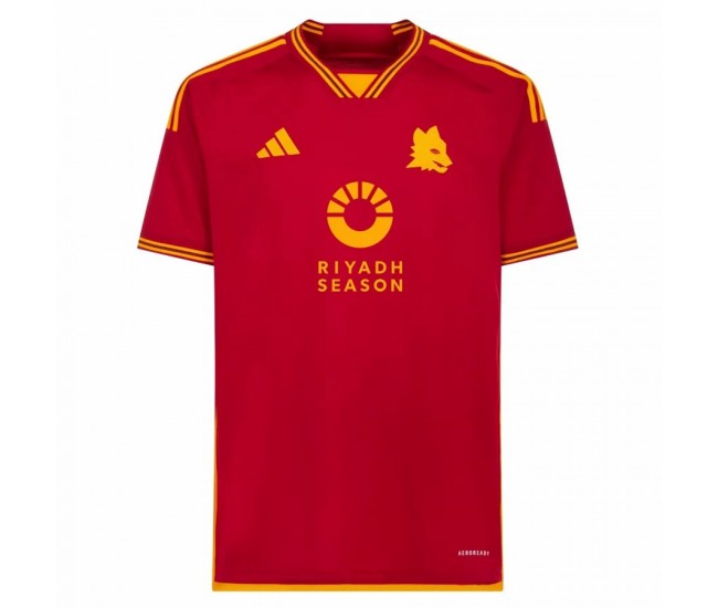 AS Roma Mens Home Soccer Jersey 2023