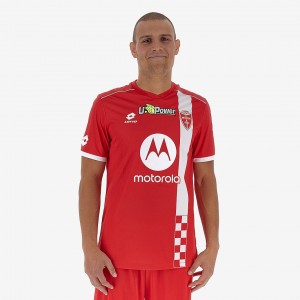 Lotto AC Monza Mens Home Soccer Jersey 2023