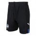 Atalanta Mens Black Home Soccer Shorts 2023