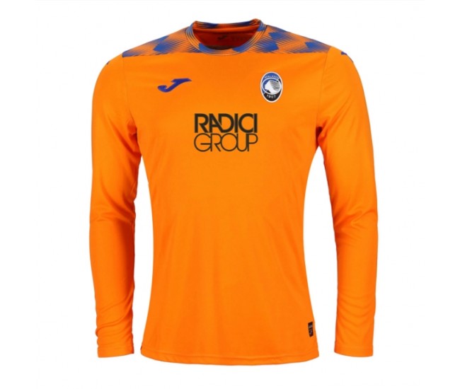 Atalanta Mens Orange Goalkeeper Soccer Jersey 2023