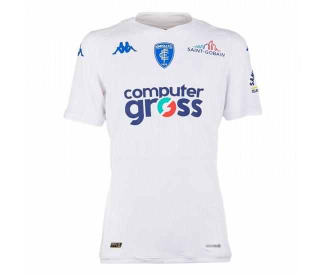 Kappa Empoli FC Mens Away Soccer Jersey 2023