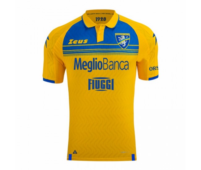 Zeus Frosinone Calcio Mens Home Soccer Jersey 2023