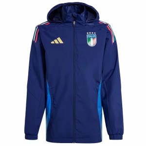 Adidas Italy Mens Training Rain Soccer Jacket 2024