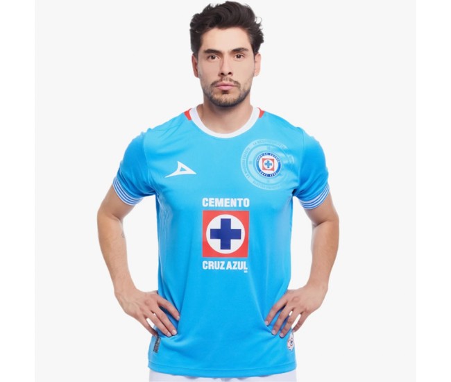 Cruz Azul Mens Home Soccer Jersey 2024