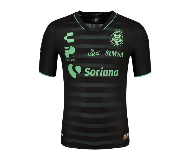 Santos Laguna Charly Mens Away Soccer Jersey 2023