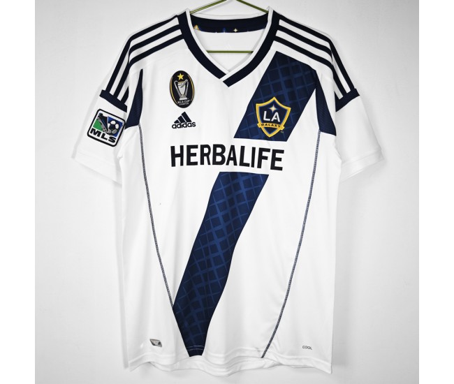 LA Galaxy Men Home Retro Soccer Jersey 2012 