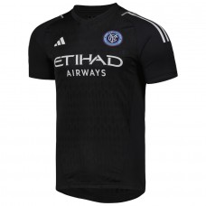 New York City FC Men's Black Goalkeeper Soccer Jersey 2023