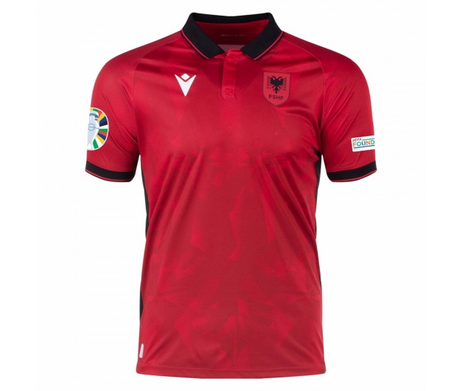 Albania Mens Home Euro Soccer Jersey 2024