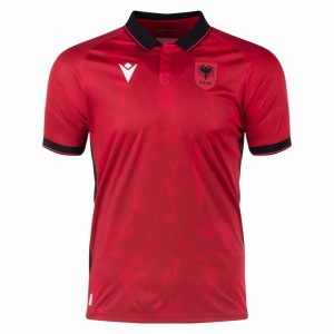 Albania Mens Home Soccer Jersey 2024