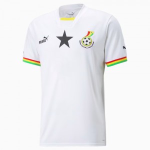 Ghana Mens Home Soccer Jersey 2024