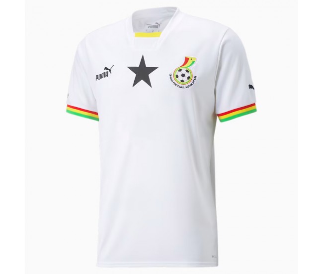 Ghana Mens Home Soccer Jersey 2024