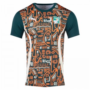 Ivory Coast Mens Pre Match Jersey Soccer 2024