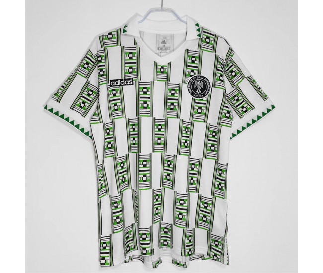 Nigeria Soccer Men Away Retro Soccer Jersey 1994