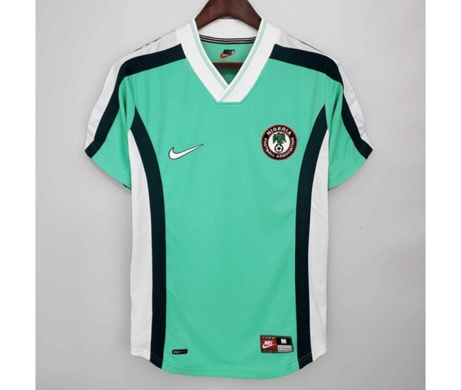 Nigeria Men Home Retro Soccer Jersey 1998