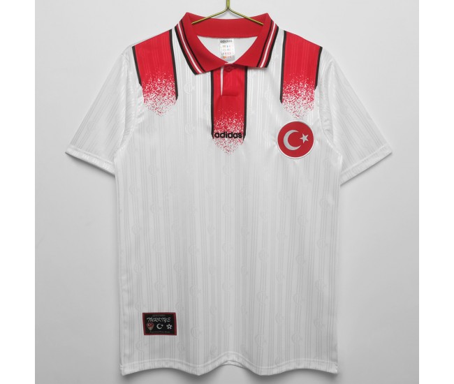 Turkey Men Away Retro Soccer Jersey 1996