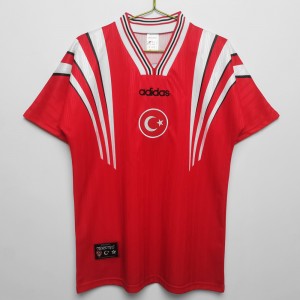 Turkey Men Home Retro Soccer Jersey 1996