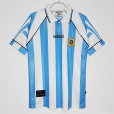 Argentina Home Retro Soccer Jersey 1996