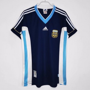 Argentina Away Retro Soccer Jersey 1998