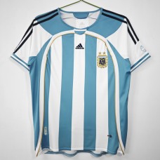 Argentina Home Retro Soccer Jersey 2006