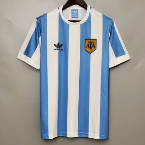 Argentina Home Retro Soccer Jersey 1978