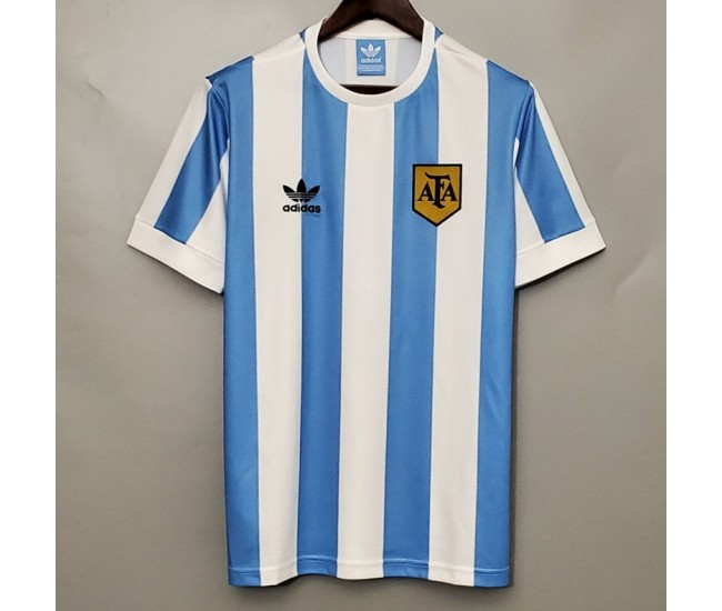 Argentina Home Retro Soccer Jersey 1978