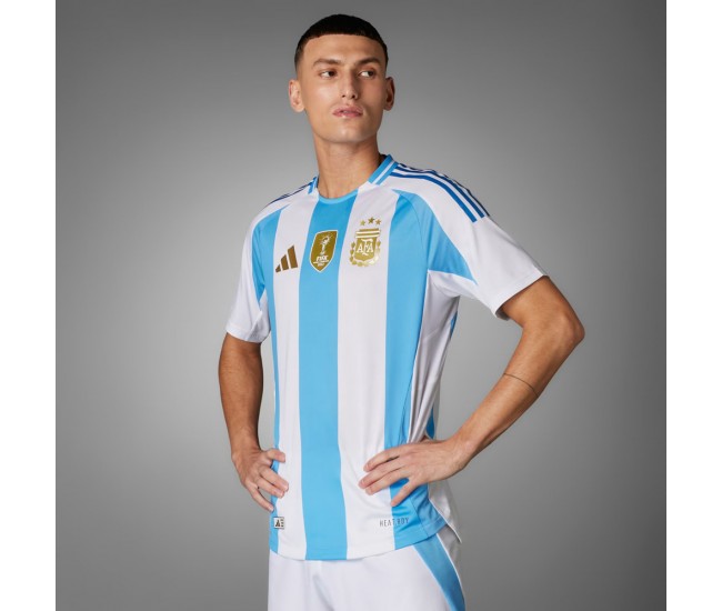 Argentina Mens Home Match Soccer Jersey 2024