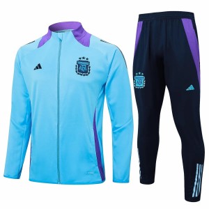 Argentina Blue Training Presentation Soccer Tracksuit 2024