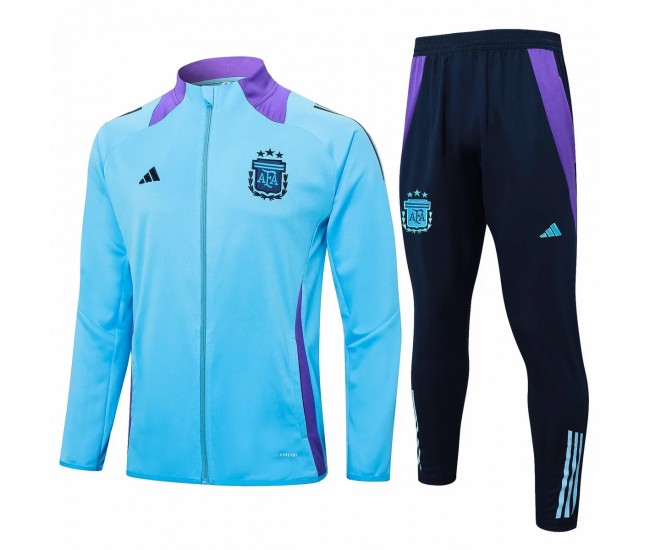 Argentina Blue Training Presentation Soccer Tracksuit 2024