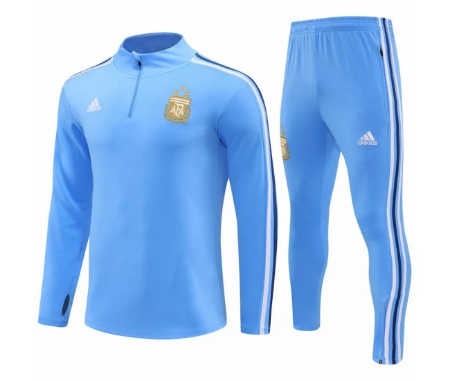 Argentina Blue Training Technical Soccer Tracksuit 2023