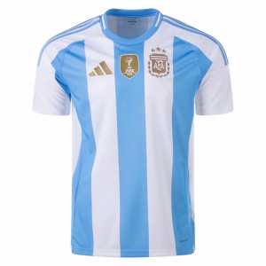 Argentina Mens Home Soccer Jersey 2024