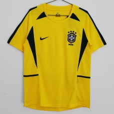 Brazil Home Retro Soccer Jersey 2002