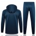 Brazil National Team Blue Hooded Training Soccer Tracksuit 2024